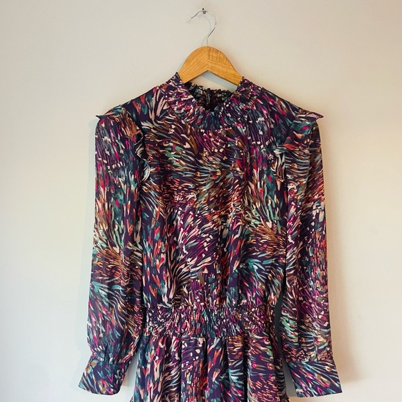 Sincerely Ours Long Sleeve Mini Dress NWT - Picture 2 of 9